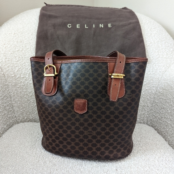Celine Vintage Tote Shoulder Bag - Picture 1 of 13